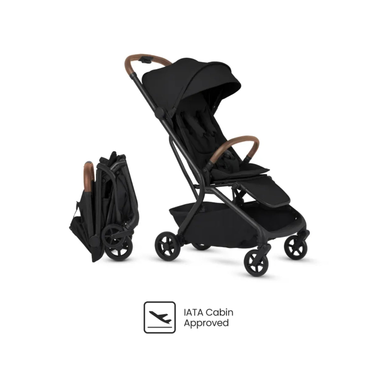 Silver Cross Nia Compact Travel Stroller - Onyx