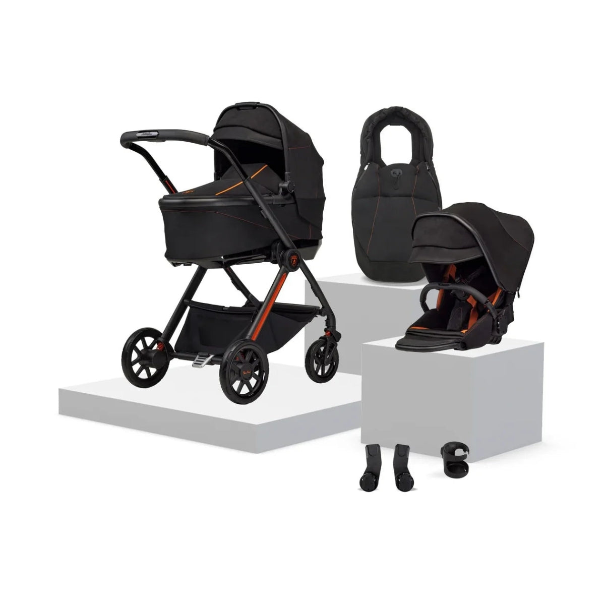 Silver Cross Reef AL Arancio Lamborghini Stroller – Limited Edition on Luna Baby Store Miami