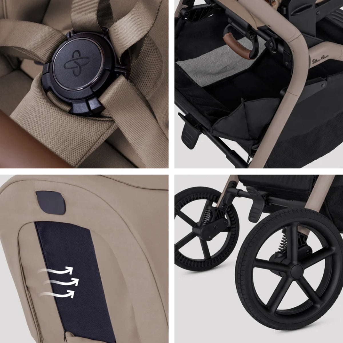 Silver Cross Breez Modular Stroller - Champagne