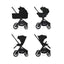 Silver Cross Breez Modular Stroller - Onyx