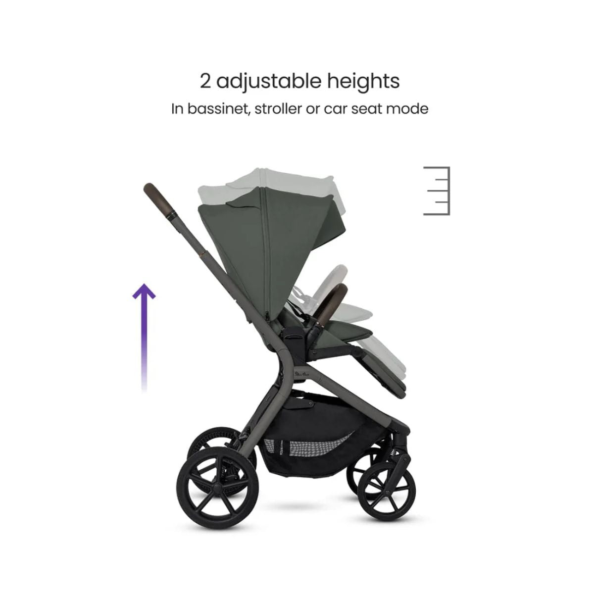 Silver Cross Breez Modular Stroller - Pewter