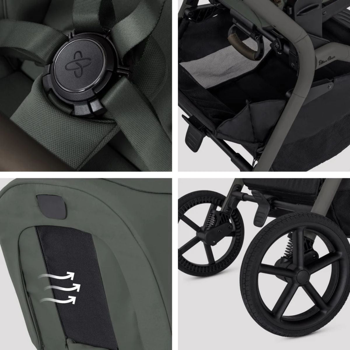 Silver Cross Breez Modular Stroller - Pewter