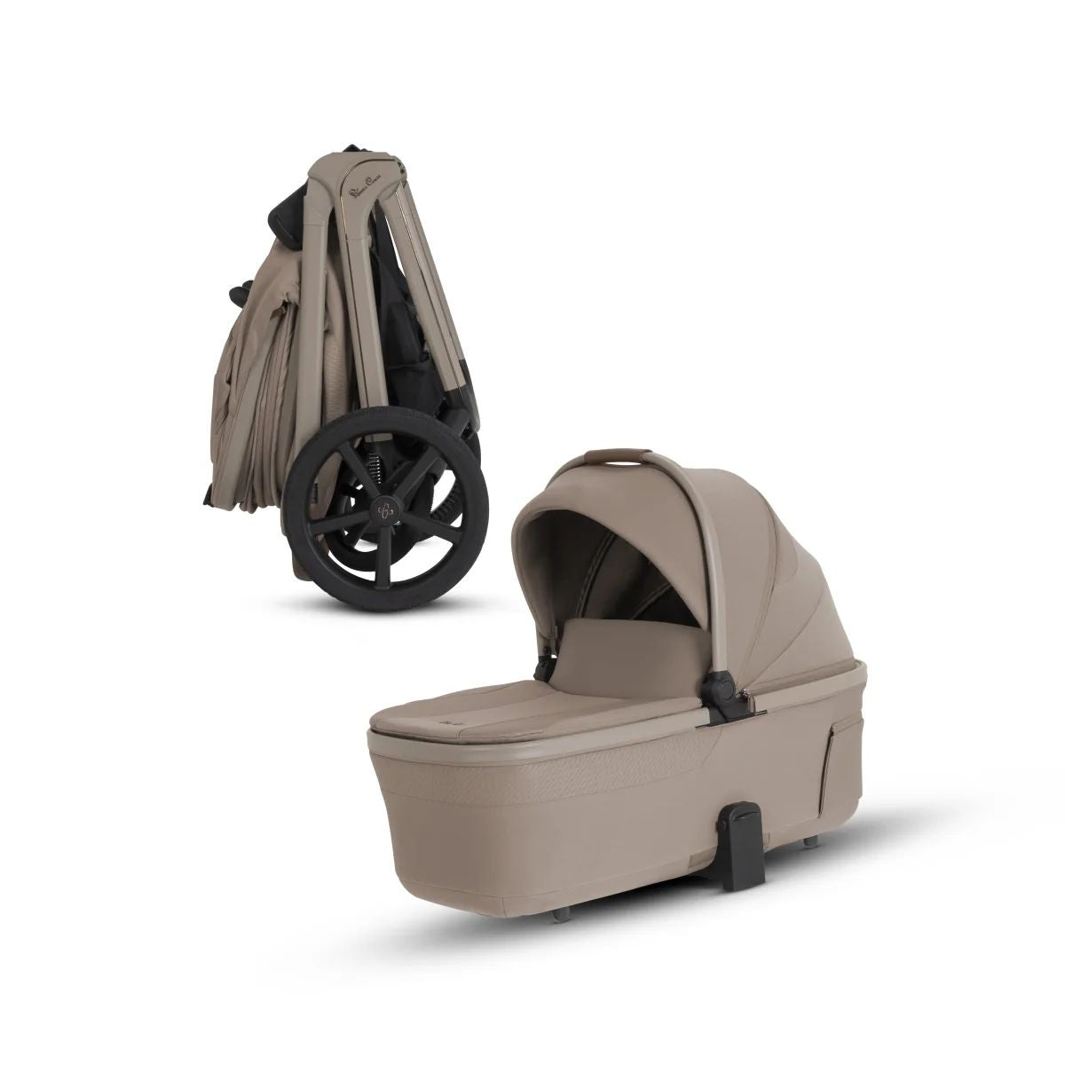 Silver Cross Cove 2 Compact Bassinet - Champagne on Luna Baby Store Miami