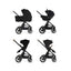 Silver Cross Cove 2 Compact Bassinet - Onyx on Luna Baby Store Miami
