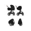 Silver Cross Cove 2 Compact Bassinet - Onyx on Luna Baby Store Miami