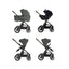 Silver Cross Cove 2 Compact Bassinet - Pewter on Luna Baby Store Miami