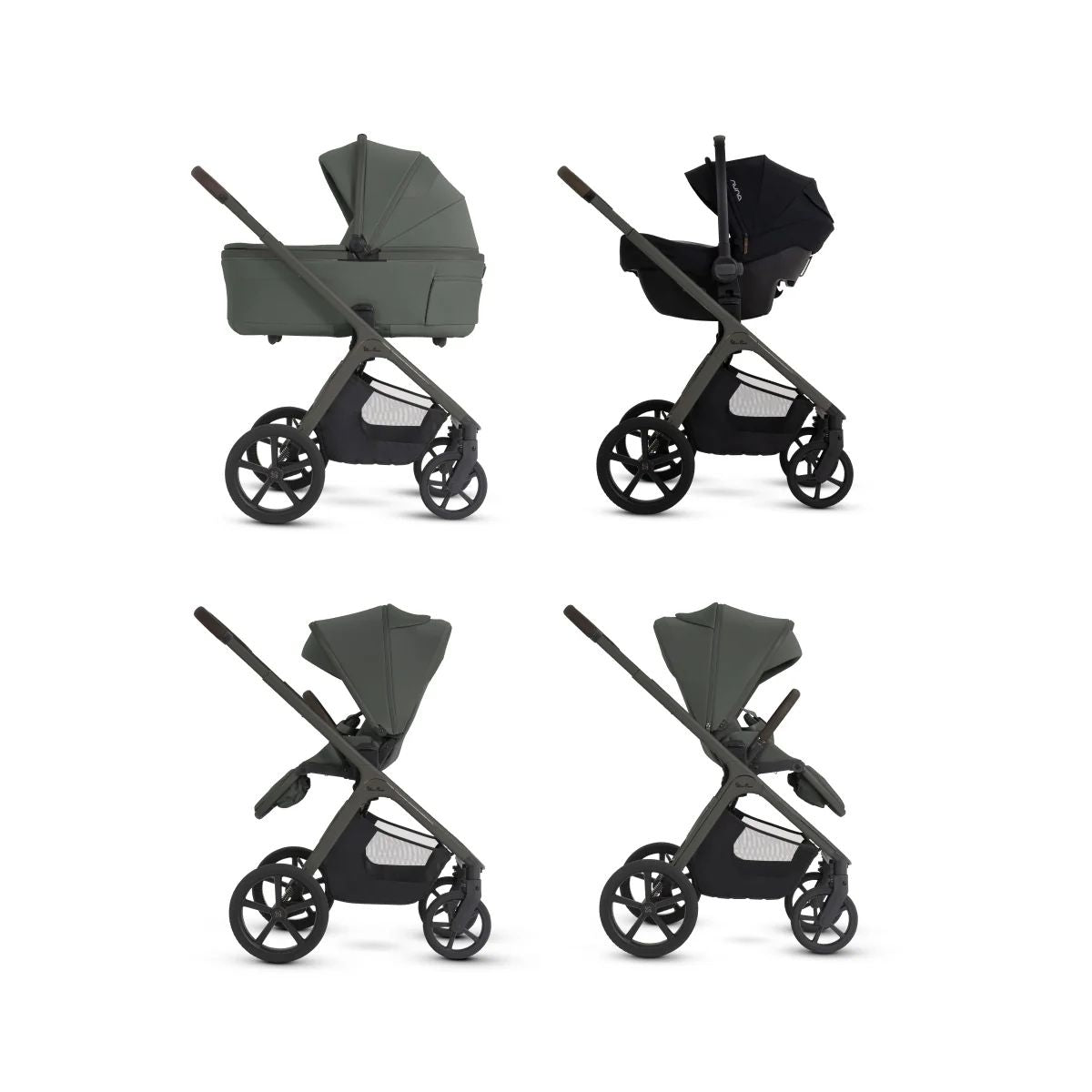 Silver Cross Cove 2 Compact Bassinet - Pewter