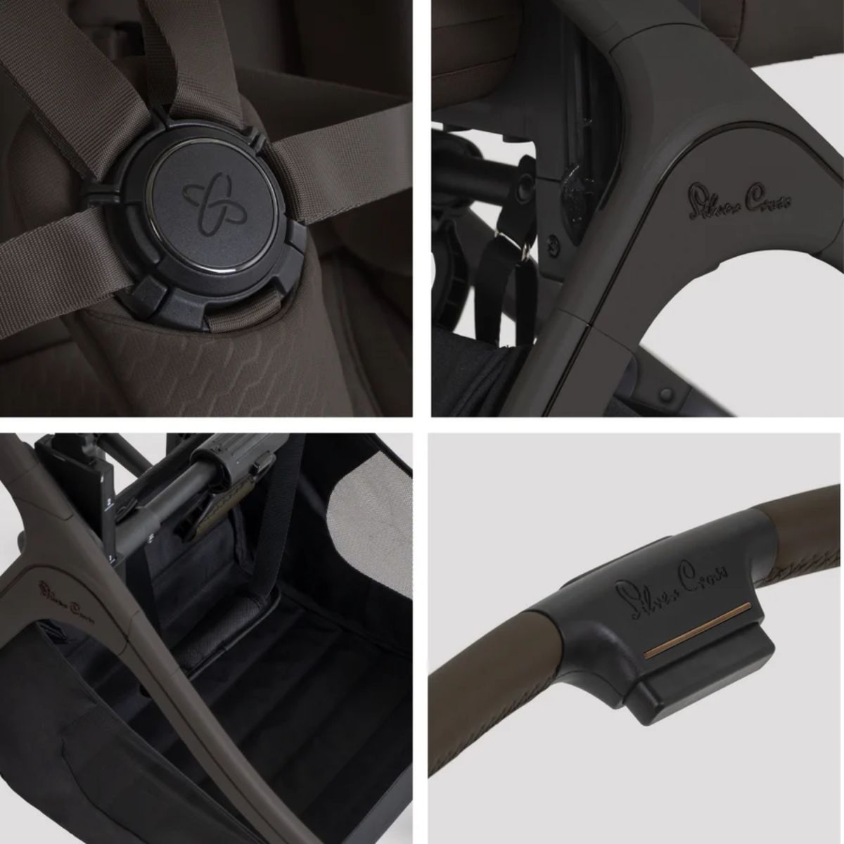 Silver Cross Cove 2 Full-Size All-Terrain Stroller - Chocolate on Luna Baby Store Miami
