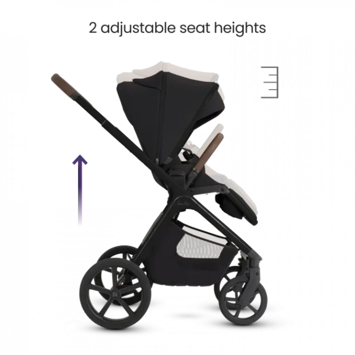 Silver Cross Cove 2 Full-Size All-Terrain Stroller - Onyx