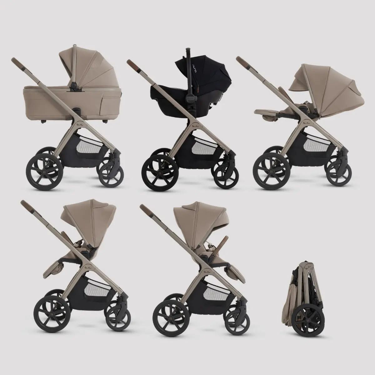 Silver Cross Cove 2 Full-Size All-Terrain Stroller - Pewter