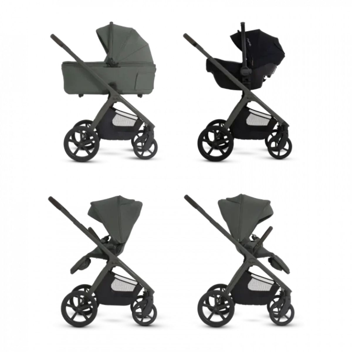 Silver Cross Cove 2 Full-Size All-Terrain Stroller - Pewter