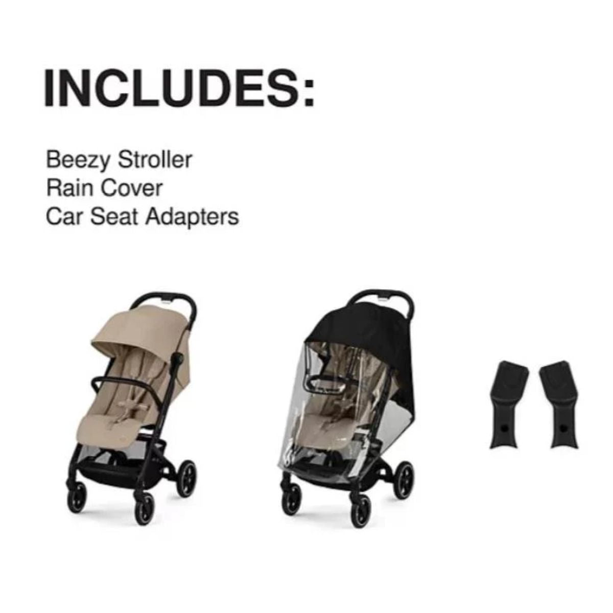 Cybex Beezy 2 Compact Stroller - Almond Beige