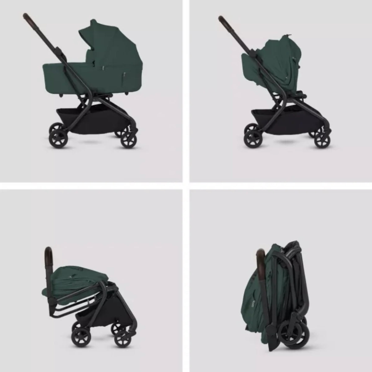 Silver Cross Nia Compact Bassinet - Conifer