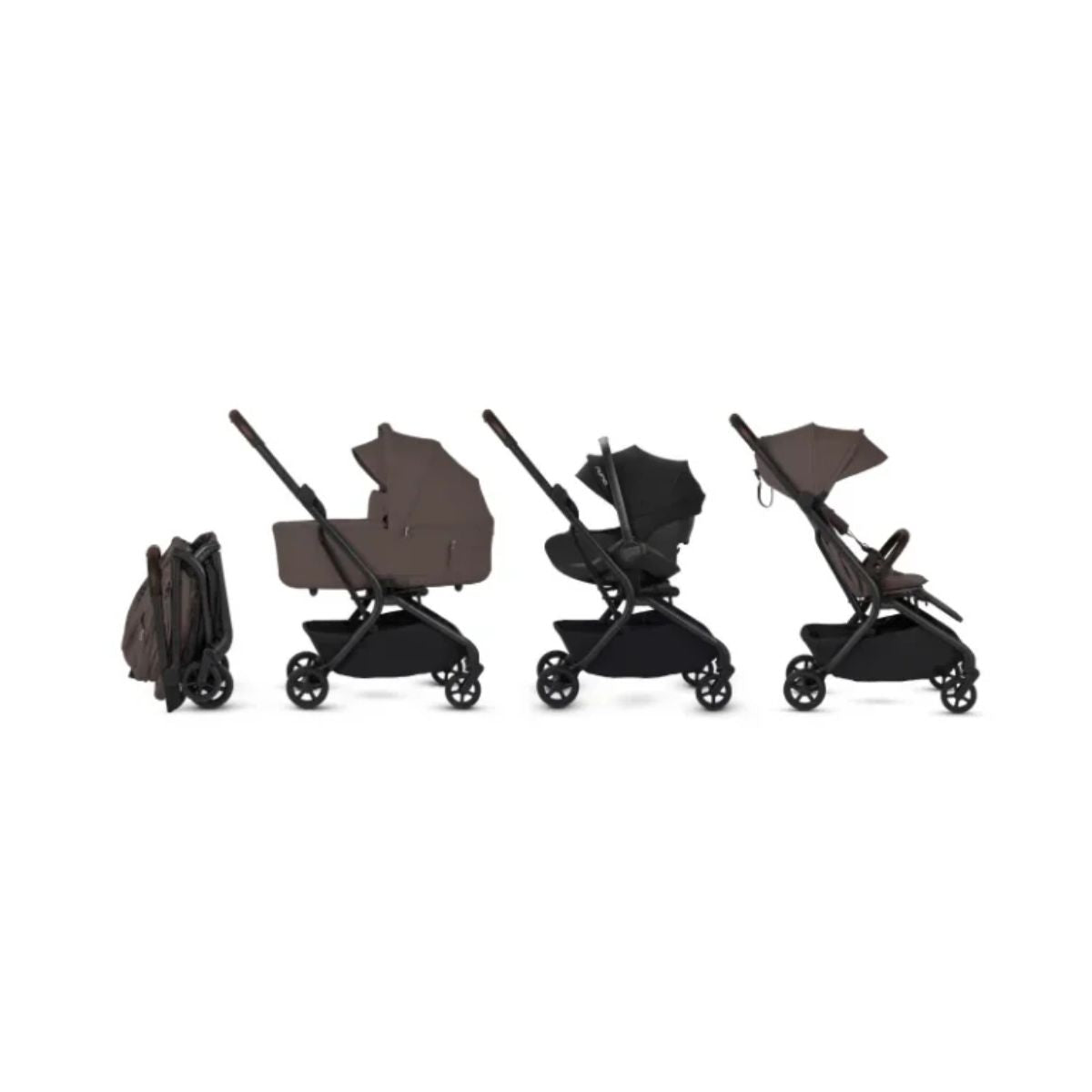 Carrinho De Bebê Silver Cross Nia Travel Bundle Chocolate

