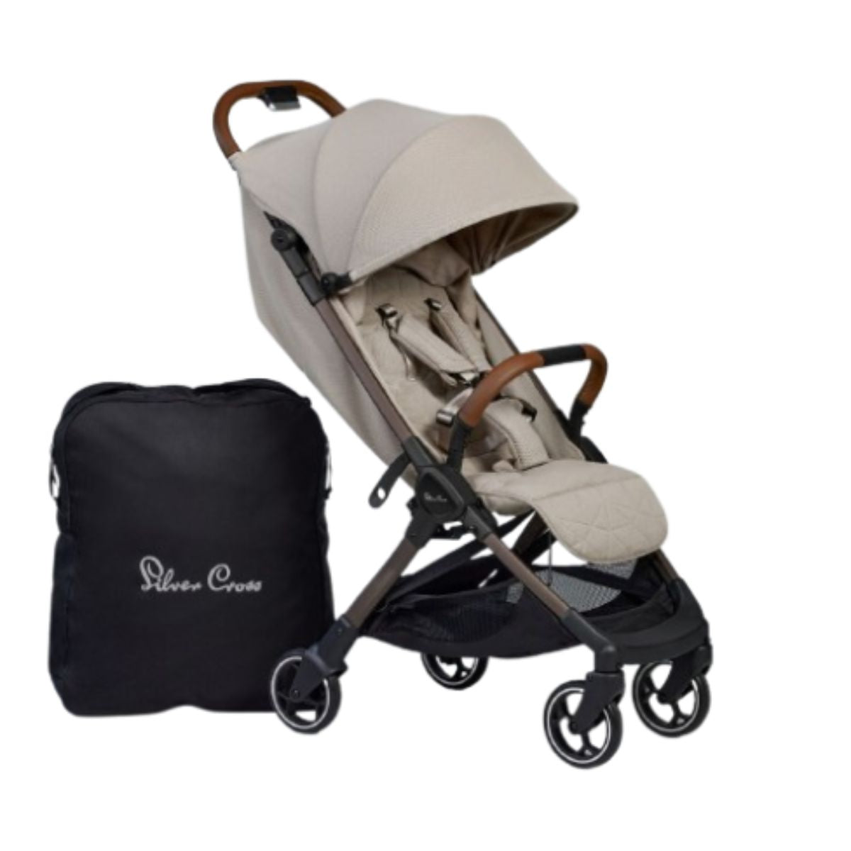 Bolsa de Viagem Silver Cross Para Carrinho de Bebê Clic / Nia Black on Luna Baby Store Miami