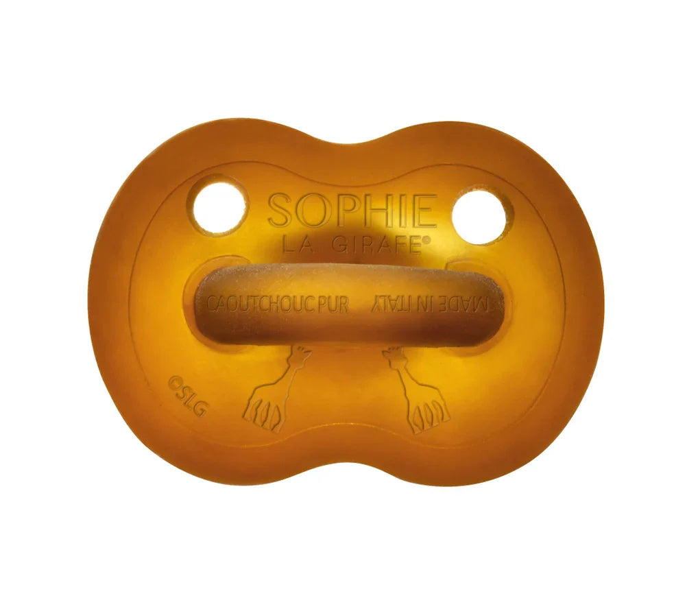 Chupeta de Borracha Natural Girafa Sophie So'pure 0-6M on Luna Baby Store Miami