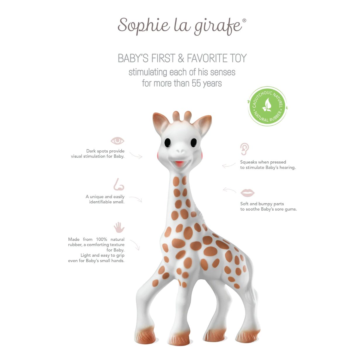 Mordedor Girafa Sophie Fresh Touch on Luna Baby Store Miami
