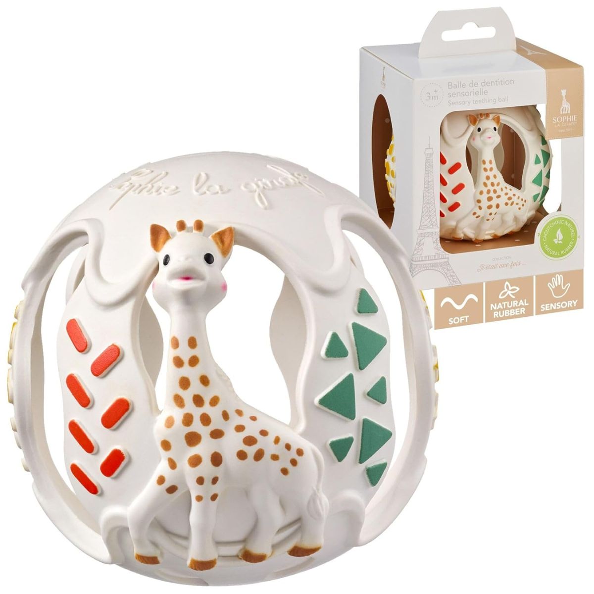 Bola Sensorial Mordedor Girafa Sophie