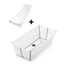 Stokke Flexi Bath X-Large Bundle - White on Luna Baby Store Miami