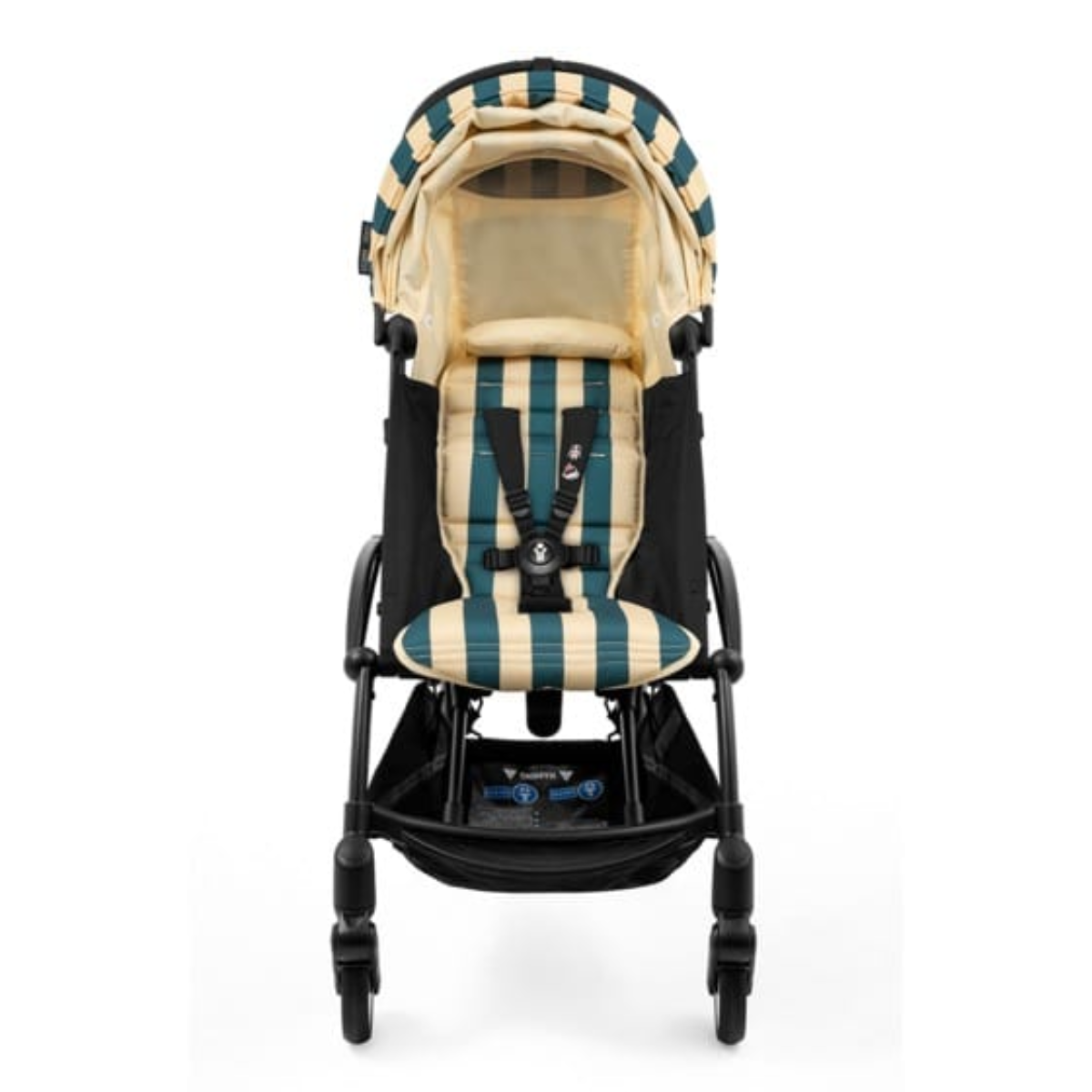 Stokke YOYO3 6+ Riviera Limited Edition Ultra-Compact Stroller - Monaco/Black Frame on Luna Baby Store Miami