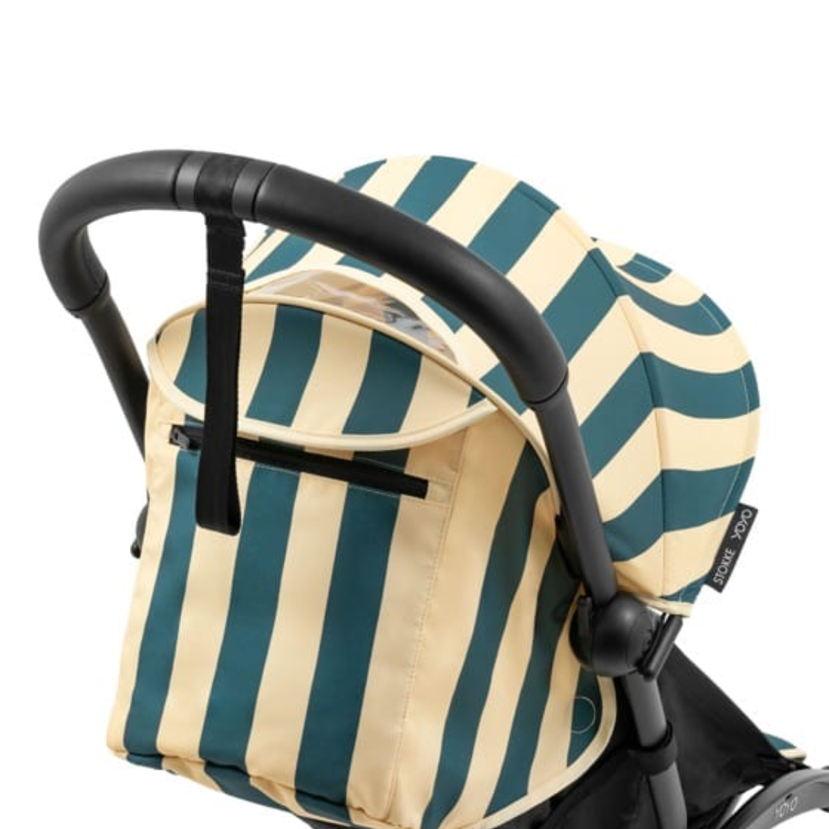 Stokke YOYO3 6+ Riviera Limited Edition Ultra-Compact Stroller - Monaco/Black Frame