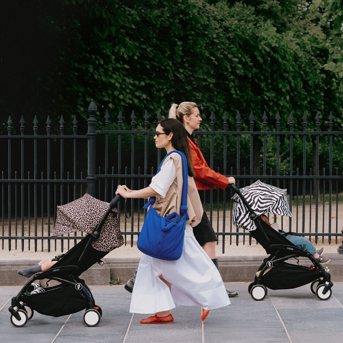 Stokke YOYO3 6+ Wild Collection Ultra-Compact Stroller - Leopard/Black Frame