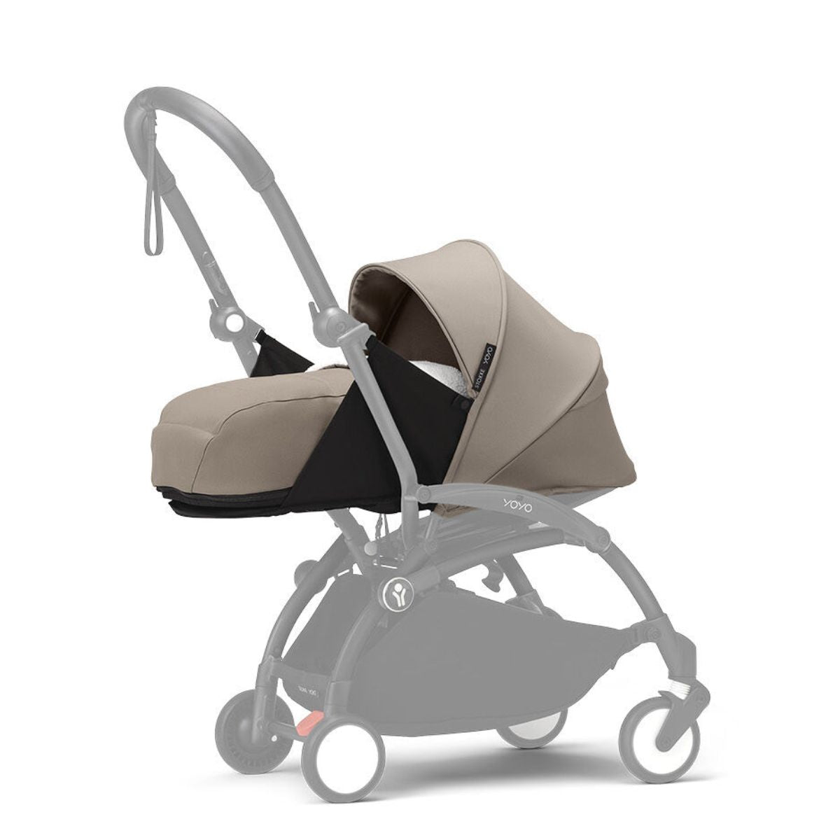 Stokke YOYO³ 0+ Newborn Pack - Taupe on Luna Baby Store Miami
