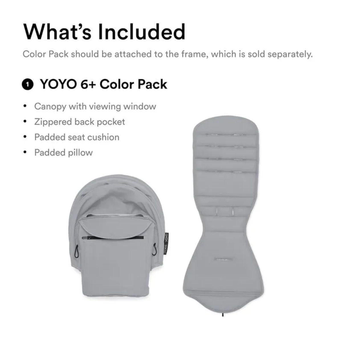 Stokke Yoyo Color Pack 6+ Stone on Luna Baby Store Miami