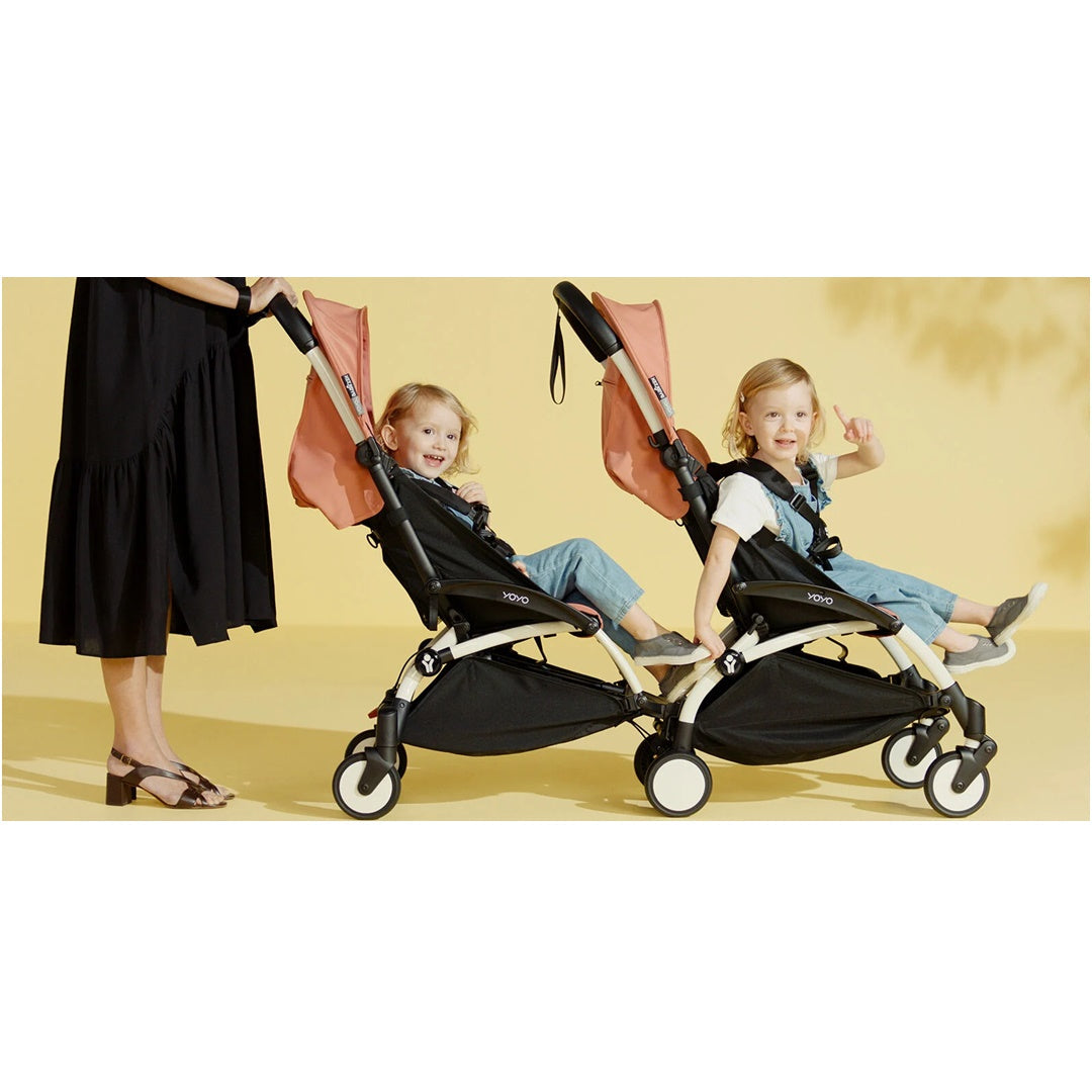 Carrinho de Bebê Babyzen Yoyo Connect Para Gêmeos Preto – Luna