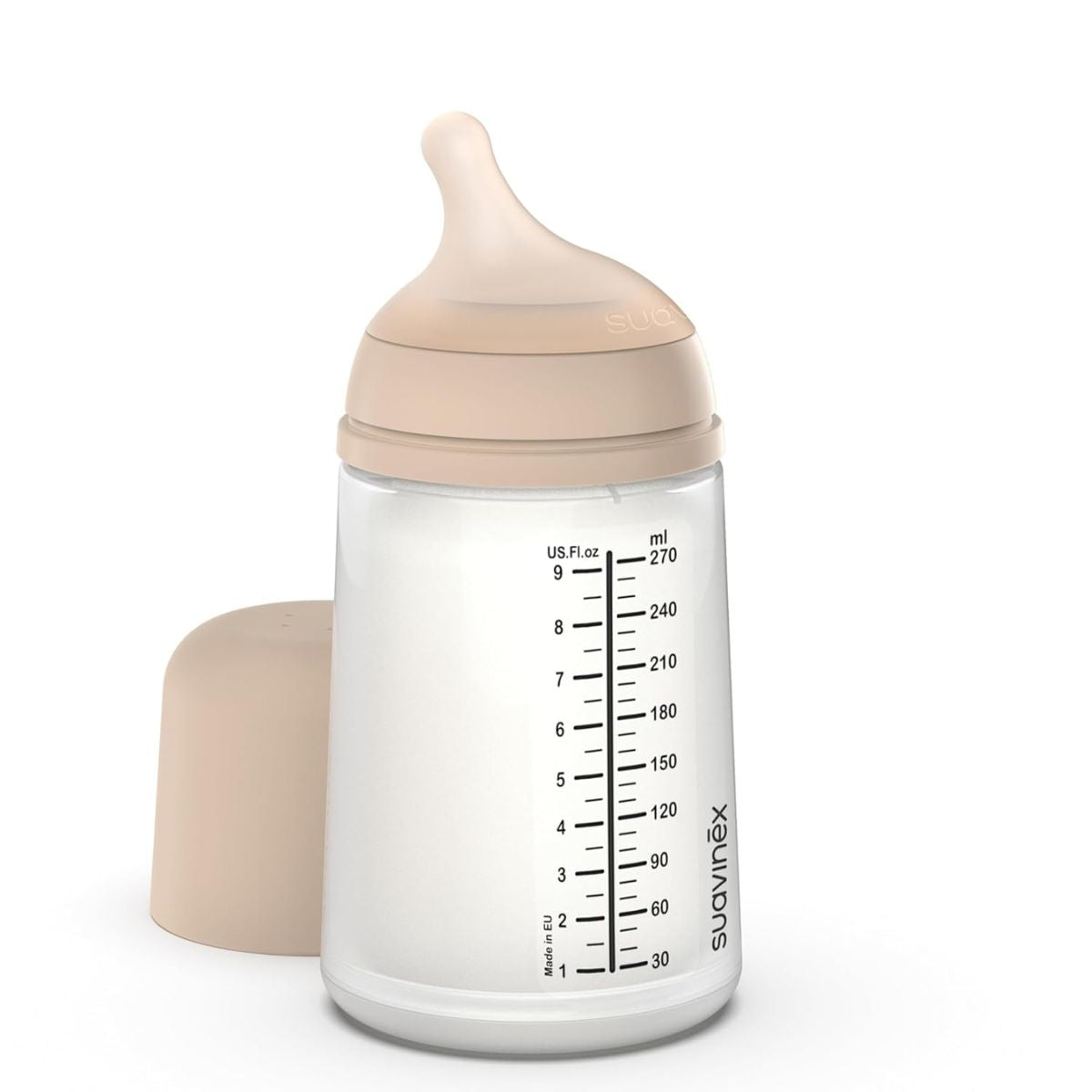 Mamadeira Anticólica Suavinex Zero.Zero Medium Flow 270ml Light