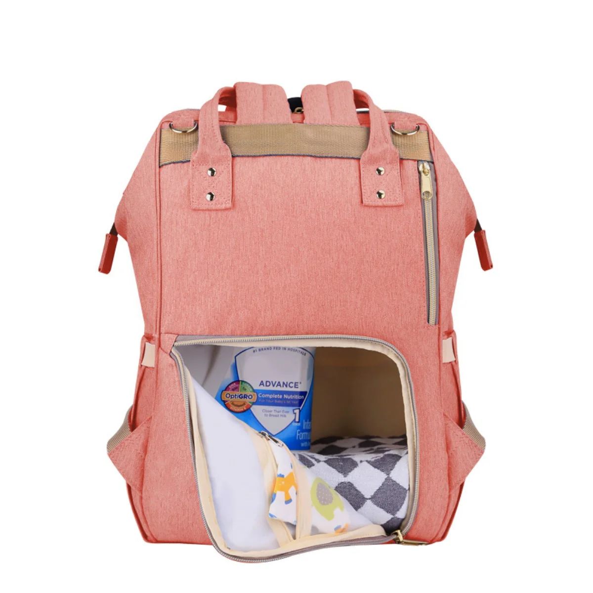 Mochila Maternidade Sunveno Classic Pink on Luna Baby Store Miami