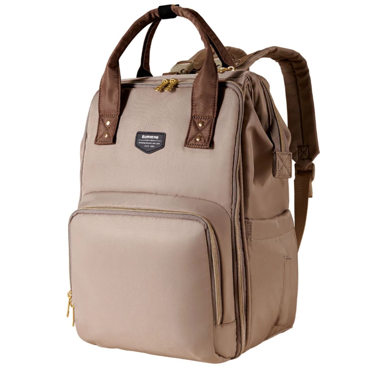 Mochila Maternidade Sunveno Open Wide Brown
