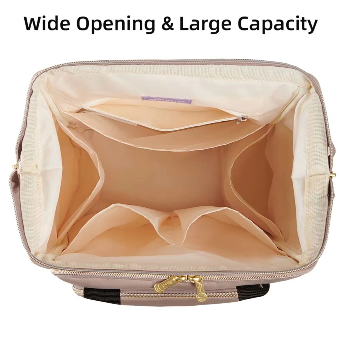 Mochila Maternidade Sunveno Open Wide Brown on Luna Baby Store Miami
