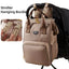Mochila Maternidade Sunveno Open Wide Brown on Luna Baby Store Miami