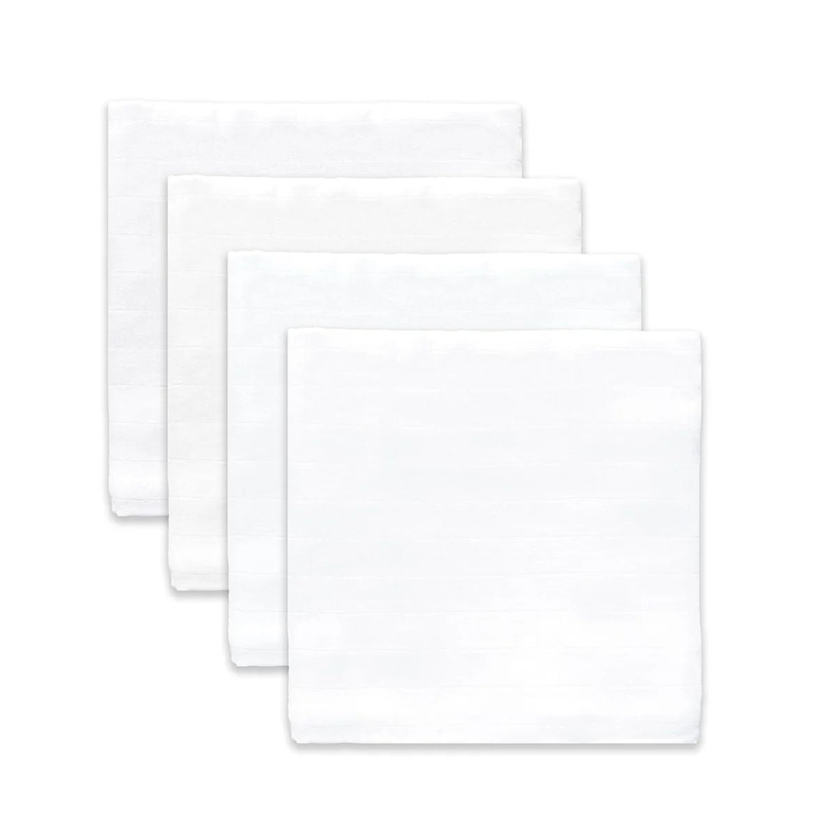 Cueiro Swaddles Kit 4 Peças de Muslin Swaddle Designs White