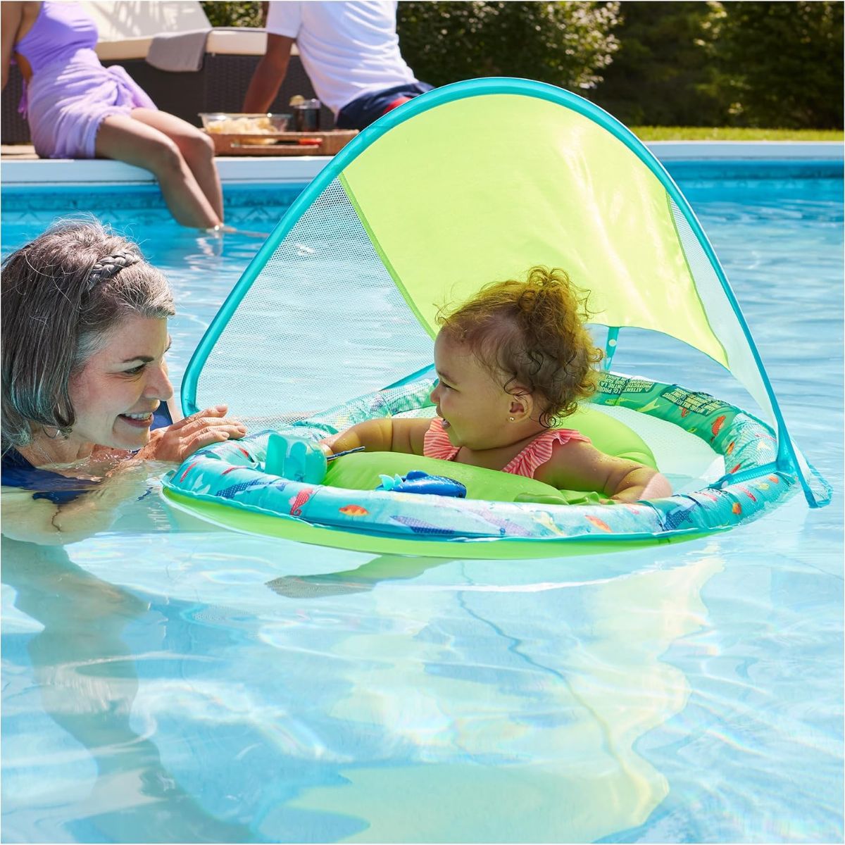 SwimWays Baby Spring Float Sun Canopy 9-24M - Splash N' Play on Luna Baby Store Miami