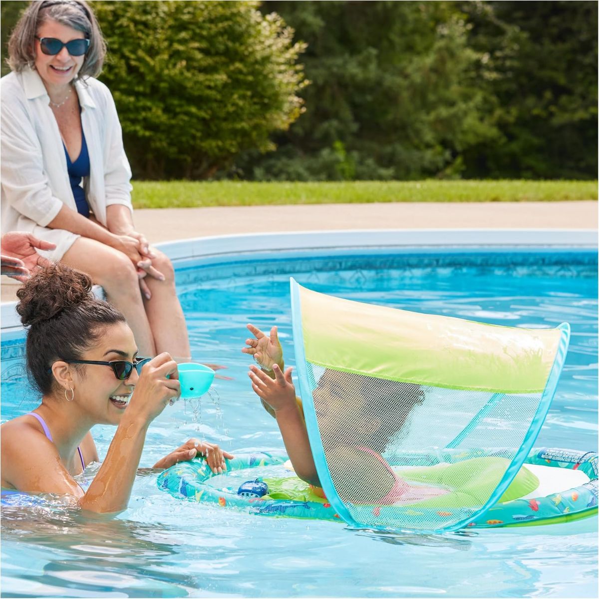 SwimWays Baby Spring Float Sun Canopy 9-24M - Splash N' Play on Luna Baby Store Miami