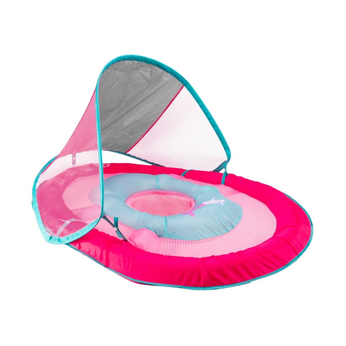 Boia Infantil Com Capota Swimways FPS50+ Rosa