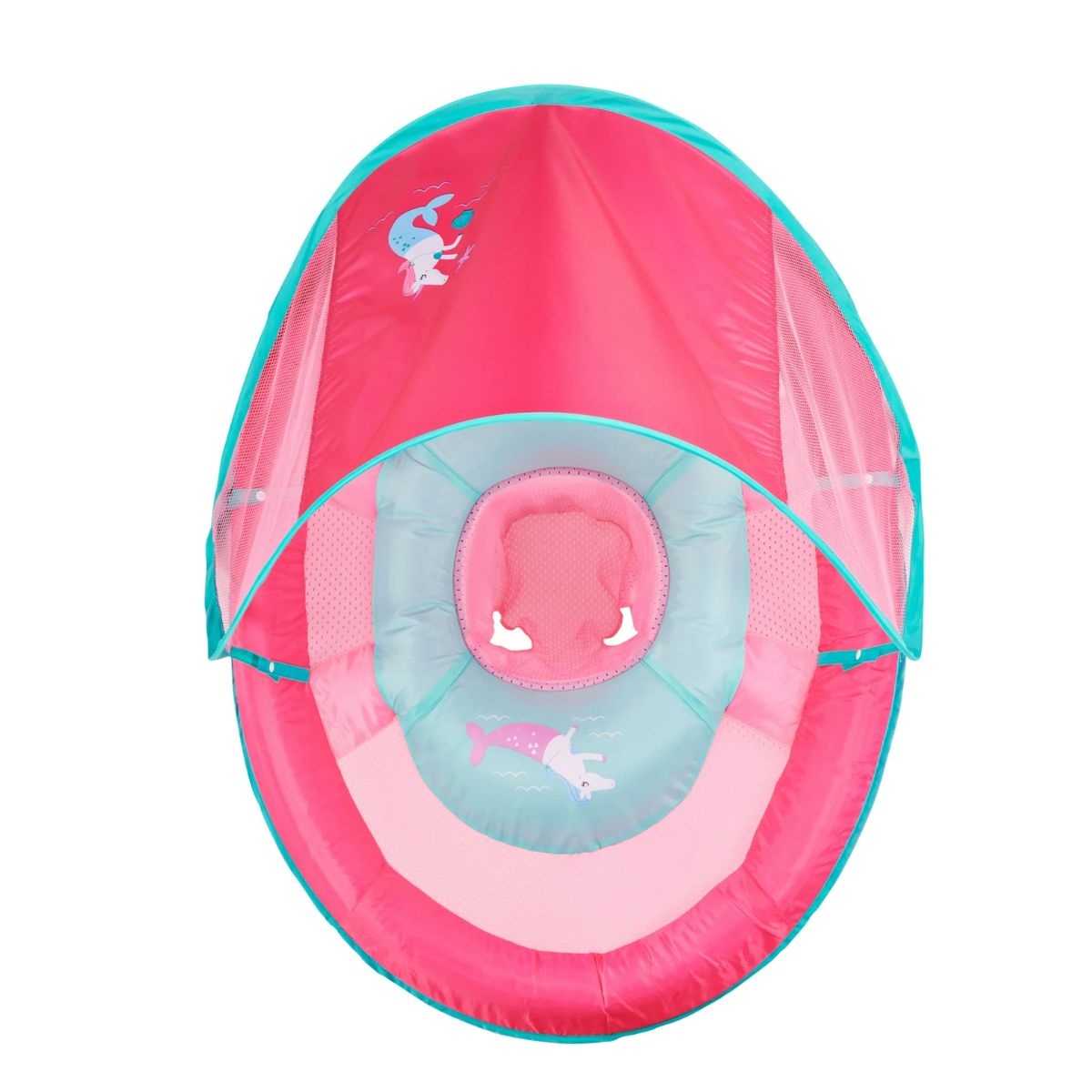 Boia Infantil Com Capota Swimways FPS50+ Rosa