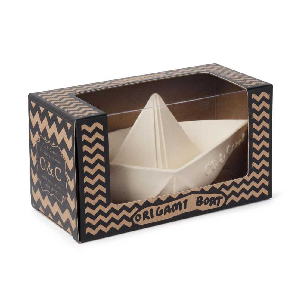 Olí & Carol Teethers Origami Boat White