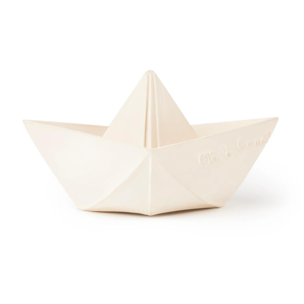 Olí & Carol Teethers Origami Boat White