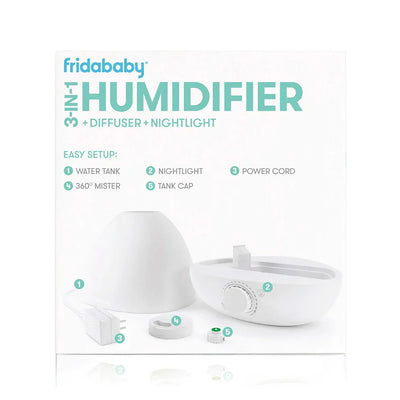 Fridababy The 3-In-1 Humidifier, Diffuser + Nightlight - Luna Baby Store Miami