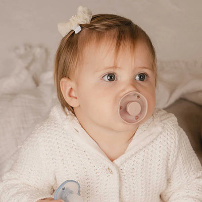 The Emulait Pacifier 2-Pack Rose - 0-6M