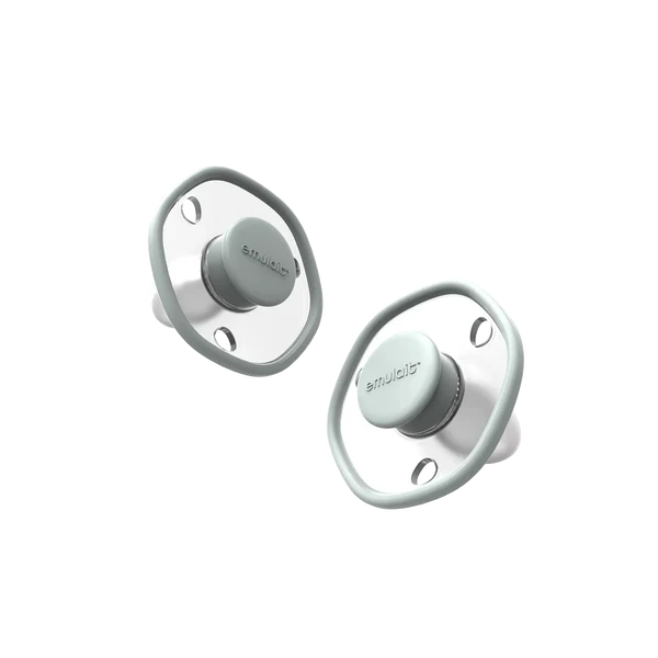 The Emulait Pacifier 2-Pack Sage 0-6M