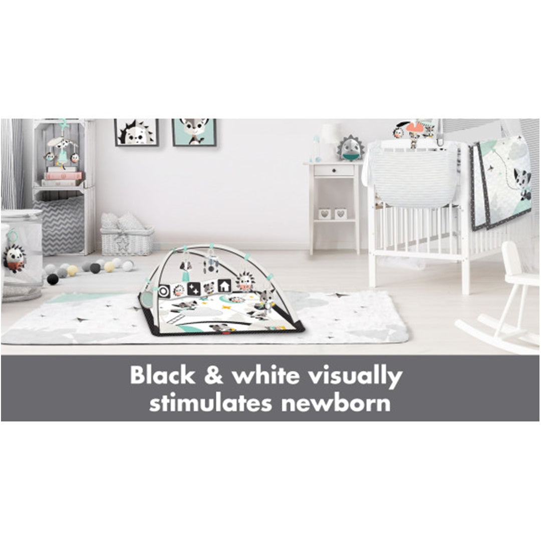 Tiny Love Magical Tales Black & White Gymini Activity Play Mat With Book