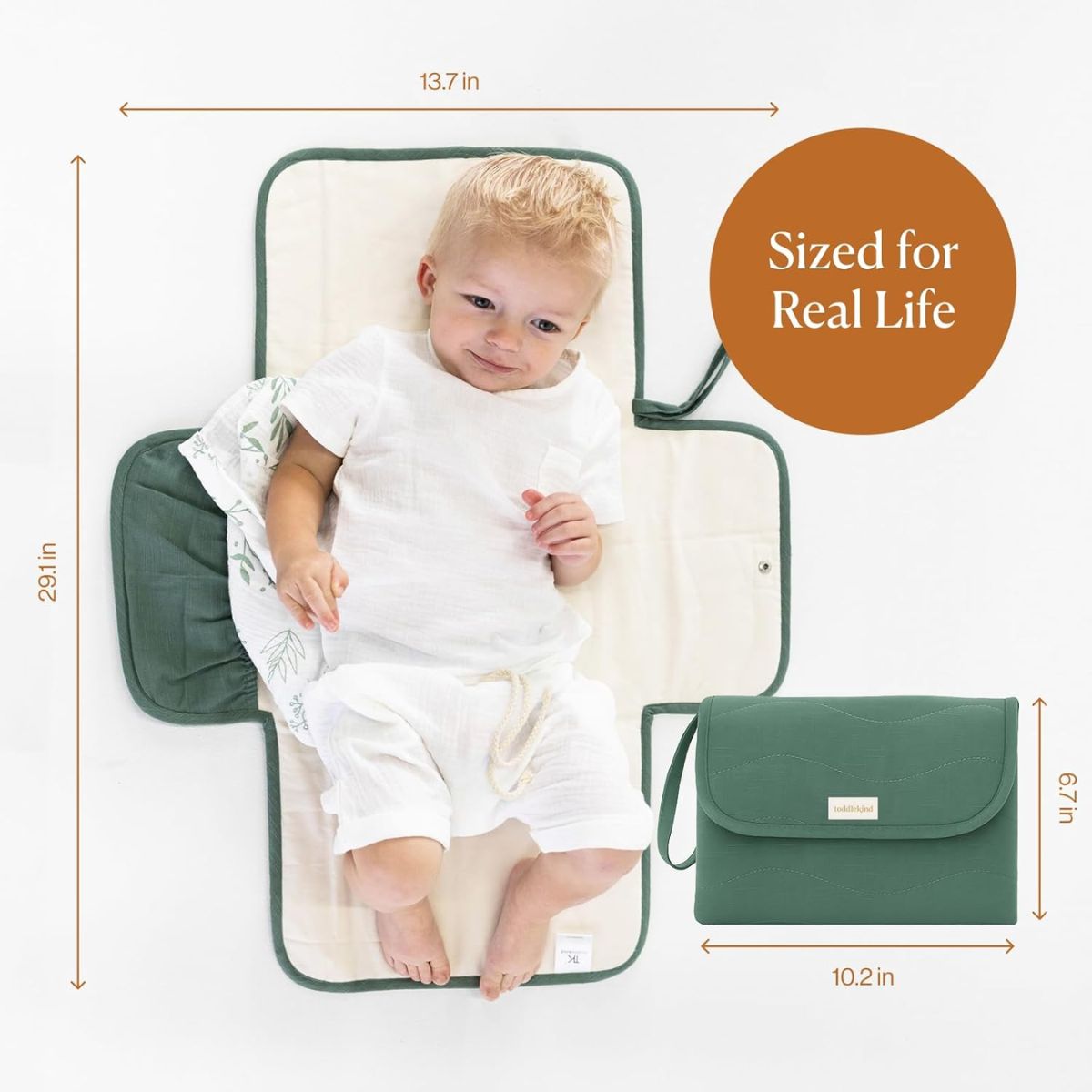 Trocador Portátil Toddlekind Mini Maven Forest