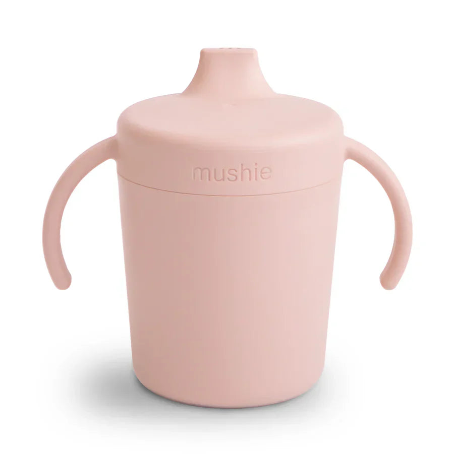 Copo de Treinamento Infantil Mushie Sippy Blush