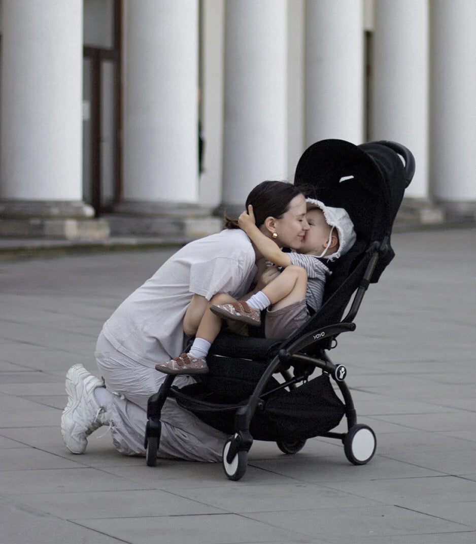 Stokke YOYO³ Stroller - Black On Black (Color pack + frame)