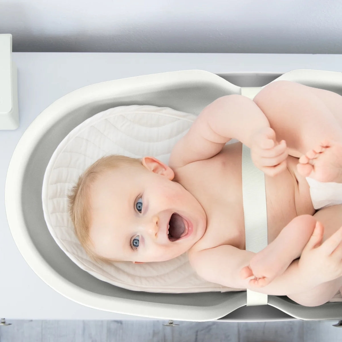 Ubbi Foam Changing Pad - Oat on Luna Baby Store Miami