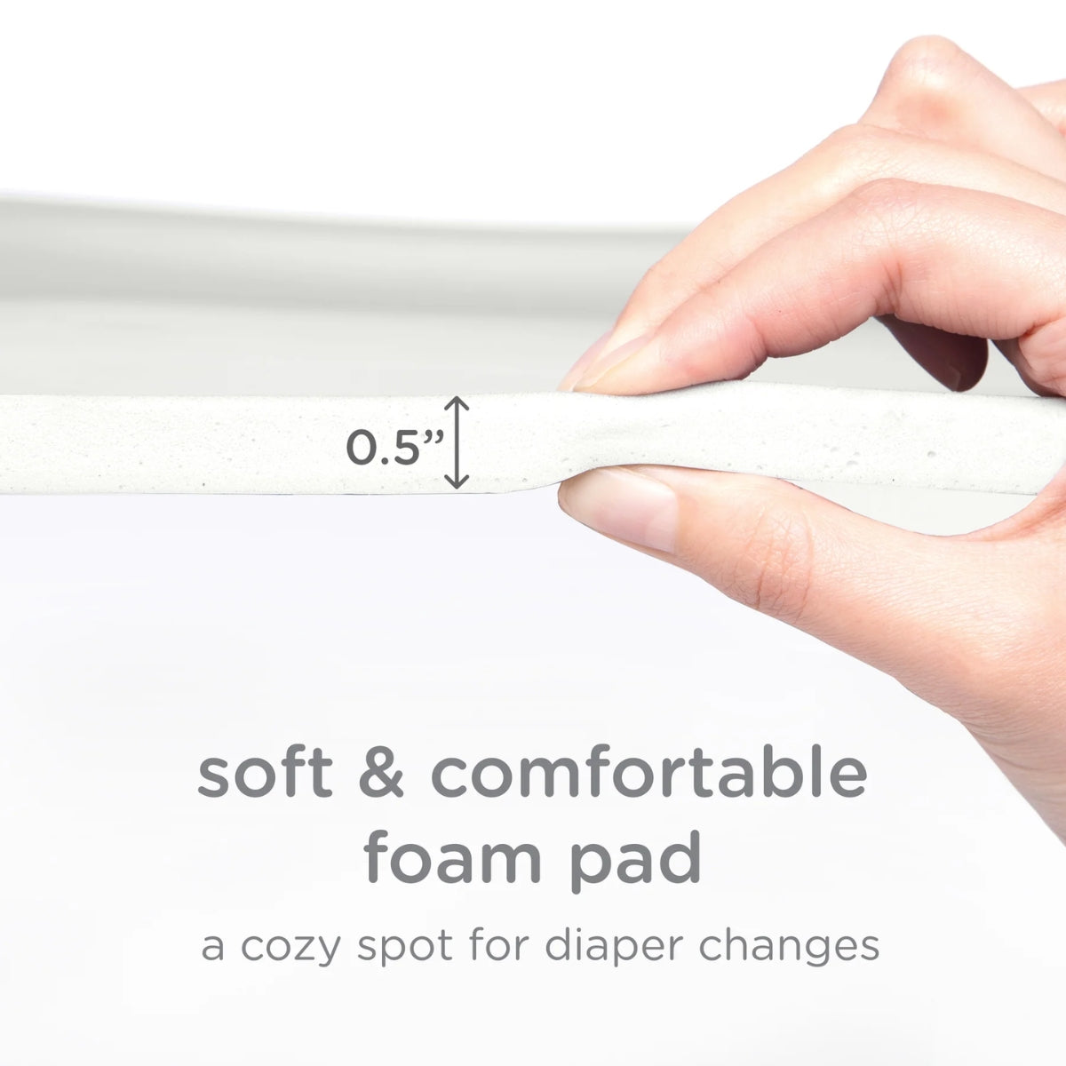 Ubbi Foam Changing Pad - Oat on Luna Baby Store Miami
